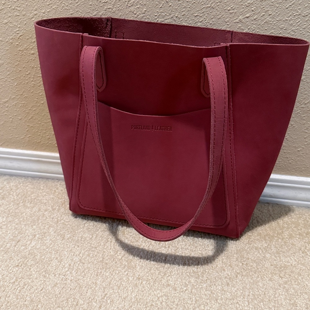 Portland Leather Pink Women's Tote - Rare!